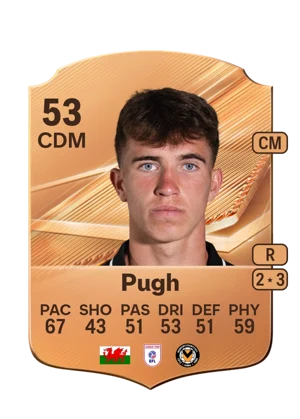 Pugh - 53 - Rare EA FC 27 card