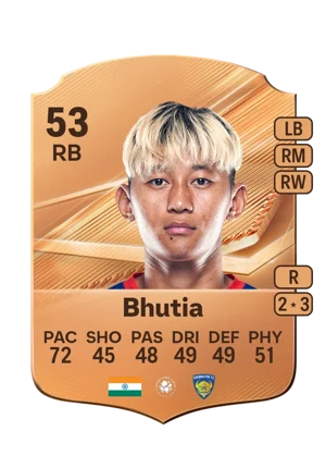 Bhutia - 53 - Rare EA FC 27 card