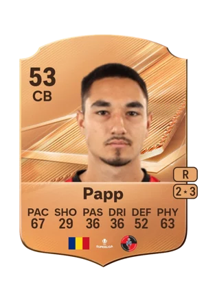Papp - 53 - Rare EA FC 27 card