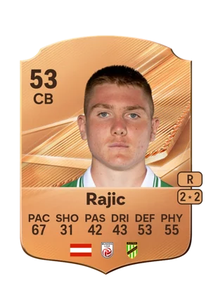 Rajic - 53 - Rare EA FC 27 card