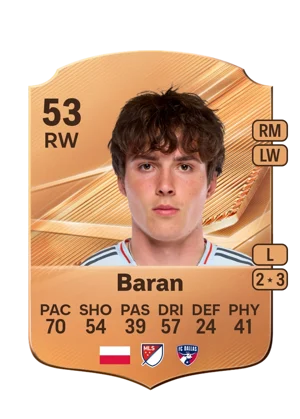 Baran - 53 - Rare EA FC 27 card