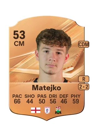 Matejko - 53 - Rare EA FC 27 card