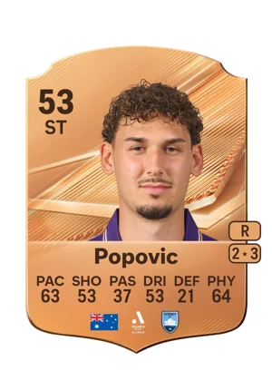 Popovic - 53 - Rare EA FC 27 card