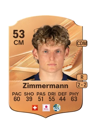 Zimmermann - 53 - Rare EA FC 27 card