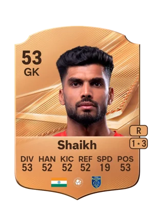 Shaikh - 53 - Rare EA FC 27 card