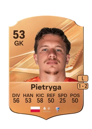 Pietryga - 53 - Rare EA FC 27 card