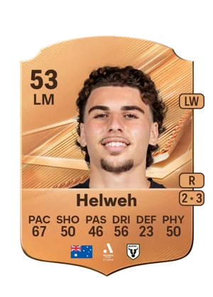 Helweh - 53 - Rare EA FC 27 card