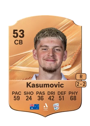 Kasumovic - 53 - Rare EA FC 27 card
