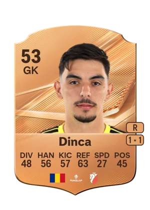 Dinca - 53 - Rare EA FC 27 card