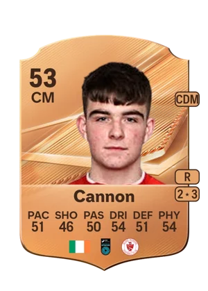 Cannon - 53 - Rare EA FC 27 card
