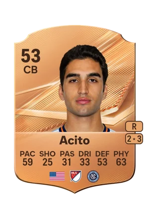 Acito - 53 - Rare EA FC 27 card