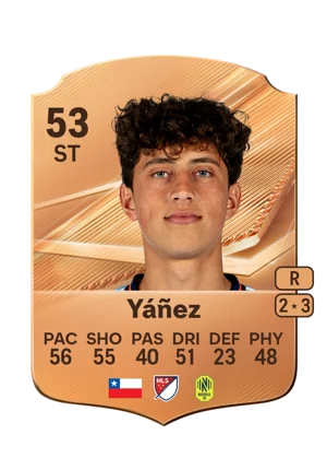 Yáñez - 53 - Rare EA FC 27 card