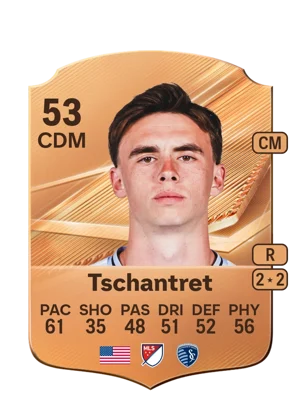 Tschantret - 53 - Rare EA FC 27 card
