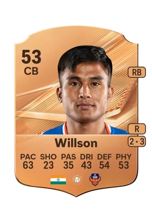 Willson - 53 - Rare EA FC 27 card