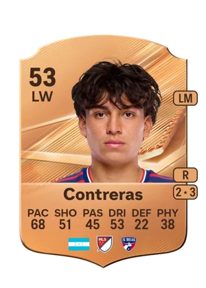 Contreras - 53 - Rare EA FC 27 card