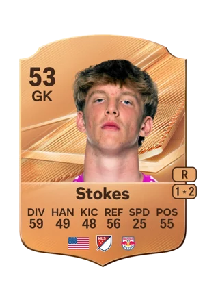Stokes - 53 - Rare EA FC 27 card