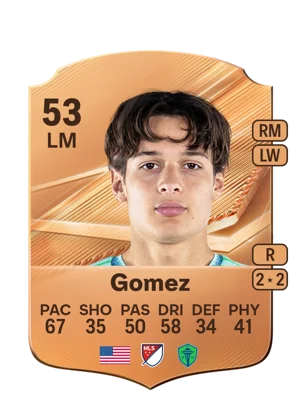 Gomez - 53 - Rare EA FC 27 card
