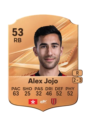Alex Jojo - 53 - Rare EA FC 27 card