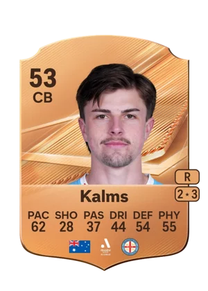 Kalms - 53 - Rare EA FC 27 card
