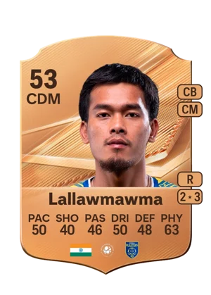 Lallawmawma - 53 - Rare EA FC 27 card
