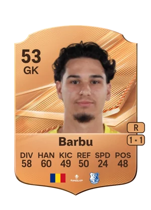 Barbu - 53 - Rare EA FC 27 card