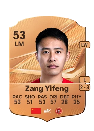 Zang Yifeng - 53 - Rare EA FC 27 card