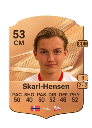Skari-Hensen - 53 - Rare EA FC 27 card