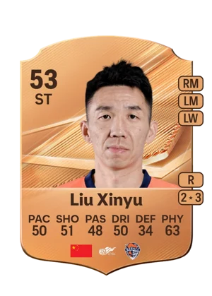 Liu Xinyu - 53 - Rare EA FC 27 card
