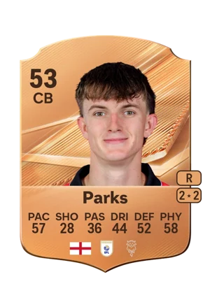Parks - 53 - Rare EA FC 27 card