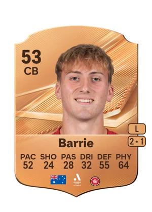 Barrie - 53 - Rare EA FC 27 card