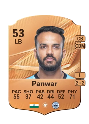 Panwar - 53 - Rare EA FC 27 card