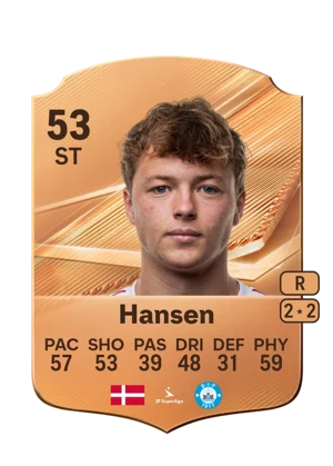 Hansen - 53 - Rare EA FC 27 card