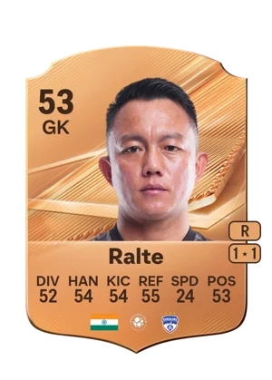 Ralte - 53 - Rare EA FC 27 card
