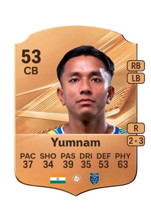 Yumnam - 53 - Rare EA FC 27 card