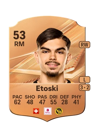 Etoski - 53 - Rare EA FC 27 card