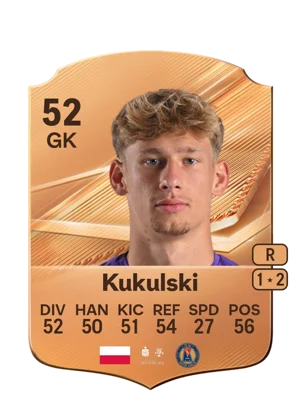 Kukulski - 52 - Rare EA FC 27 card