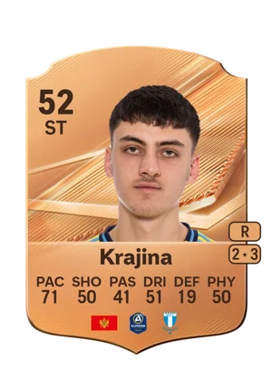 Krajina - 52 - Rare EA FC 27 card