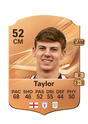 Taylor - 52 - Rare EA FC 27 card