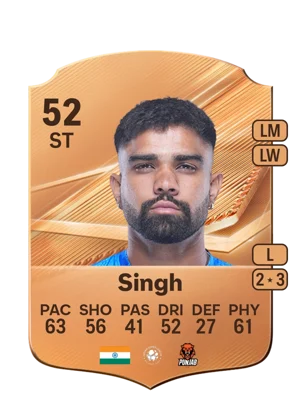Singh - 52 - Rare EA FC 27 card