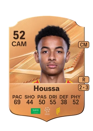 Houssa - 52 - Rare EA FC 27 card