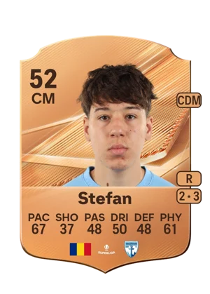 Stefan - 52 - Rare EA FC 27 card