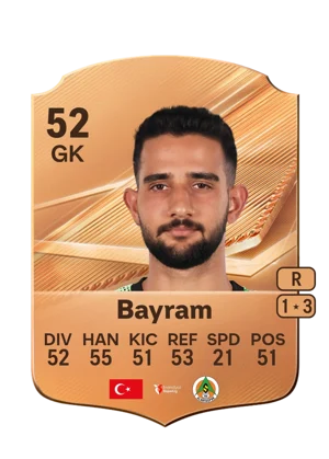 Bayram - 52 - Rare EA FC 27 card