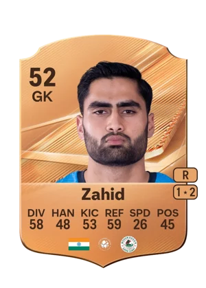 Zahid - 52 - Rare EA FC 27 card