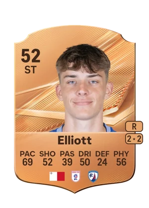 Elliott - 52 - Rare EA FC 27 card