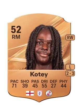 Kotey - 52 - Rare EA FC 27 card