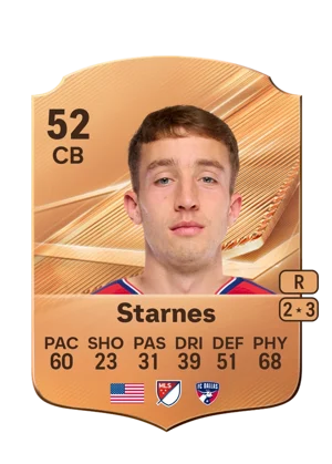 Starnes - 52 - Rare EA FC 27 card
