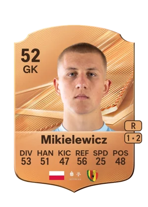Mikielewicz - 52 - Rare EA FC 27 card