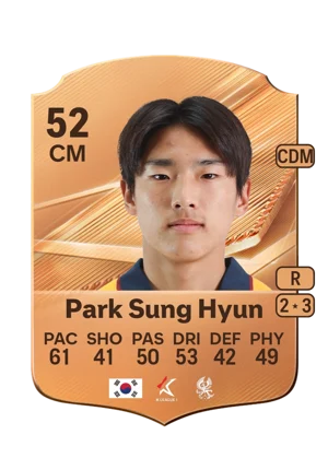 Park Sung Hyun - 52 - Rare EA FC 27 card