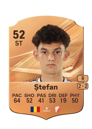 Ștefan - 52 - Rare EA FC 27 card