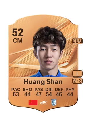 Huang Shan - 52 - Rare EA FC 27 card